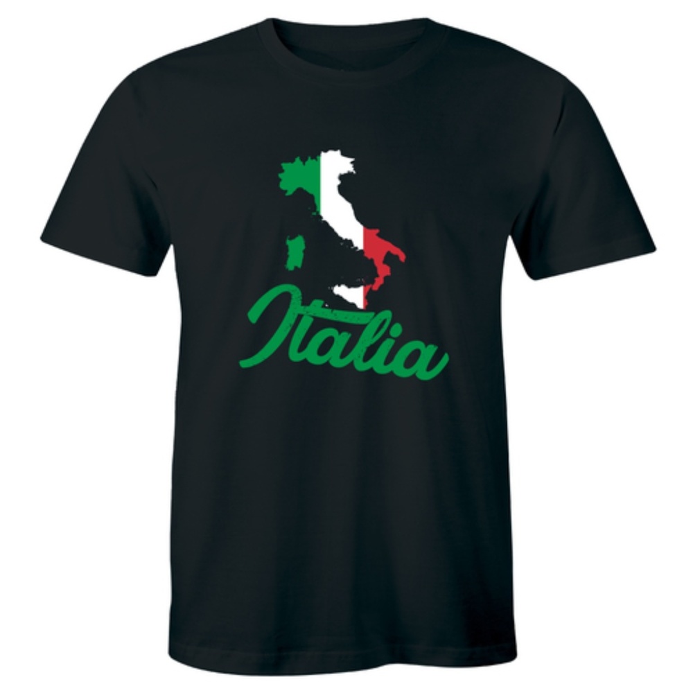 Italia Italian Flag Emblem National Pride T-shirt